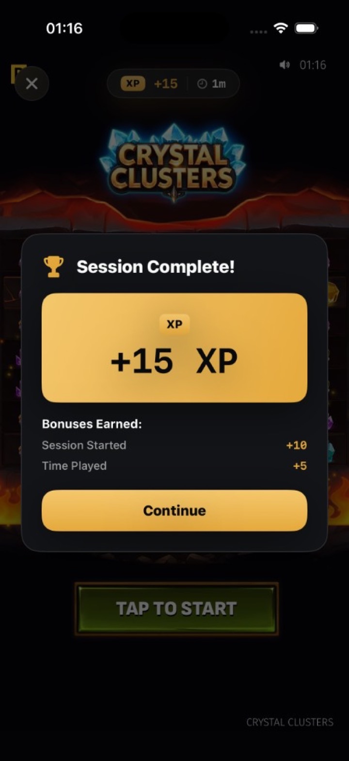 Session rewards